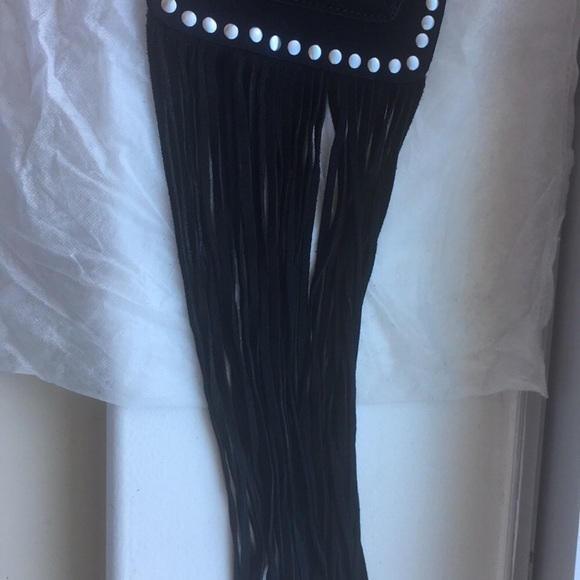 Zara Suede Bag with Fringes - Picture 4 of 7